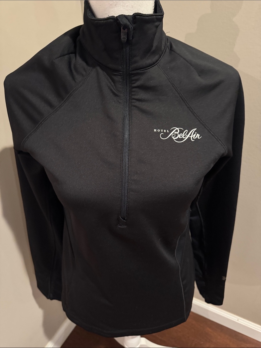 Under Armour ColdGear x Hotel Bel-Air Black Quarter-Zip Pullover Medium